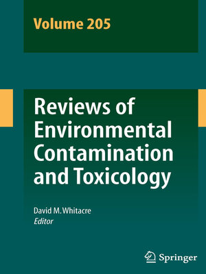 cover image of Reviews of Environmental Contamination and Toxicology Volume 205